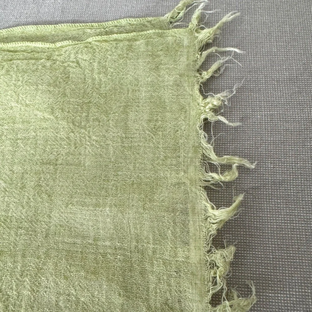 J. Jill Scarf Wool Blend‎ Green 25x74